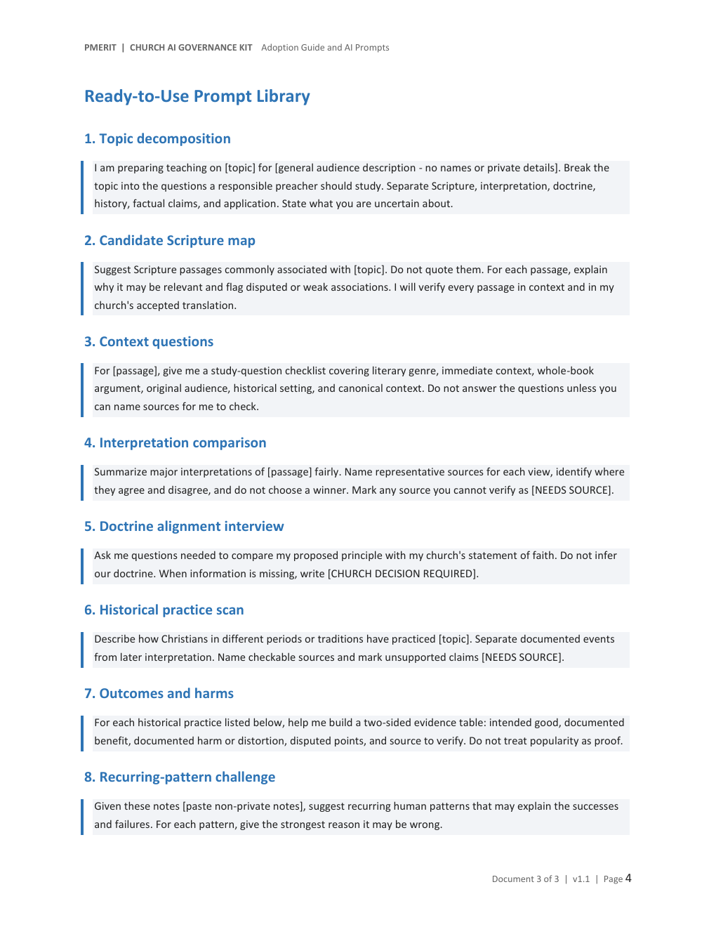 Preview of an adoption guide page